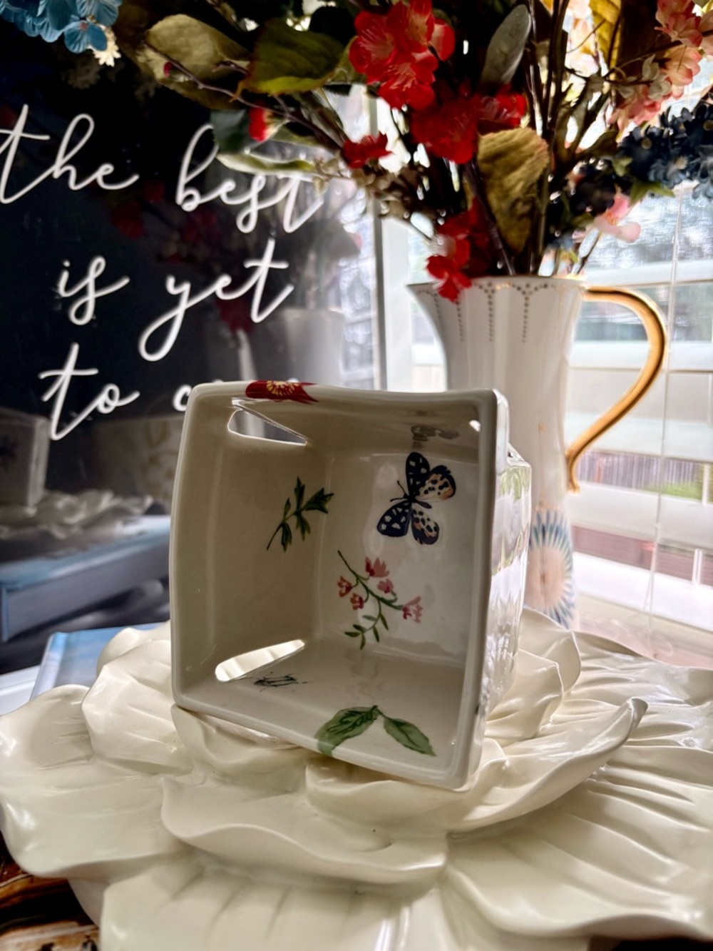Anthropologie Monarch Berry Basket - Picture 4 of 9